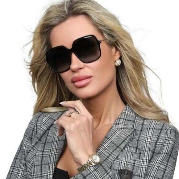 💯- New Authentic Gucci Grey Butterfly Ladies Sunglasses GG1267SA 001 60 - Picture 1 of 14